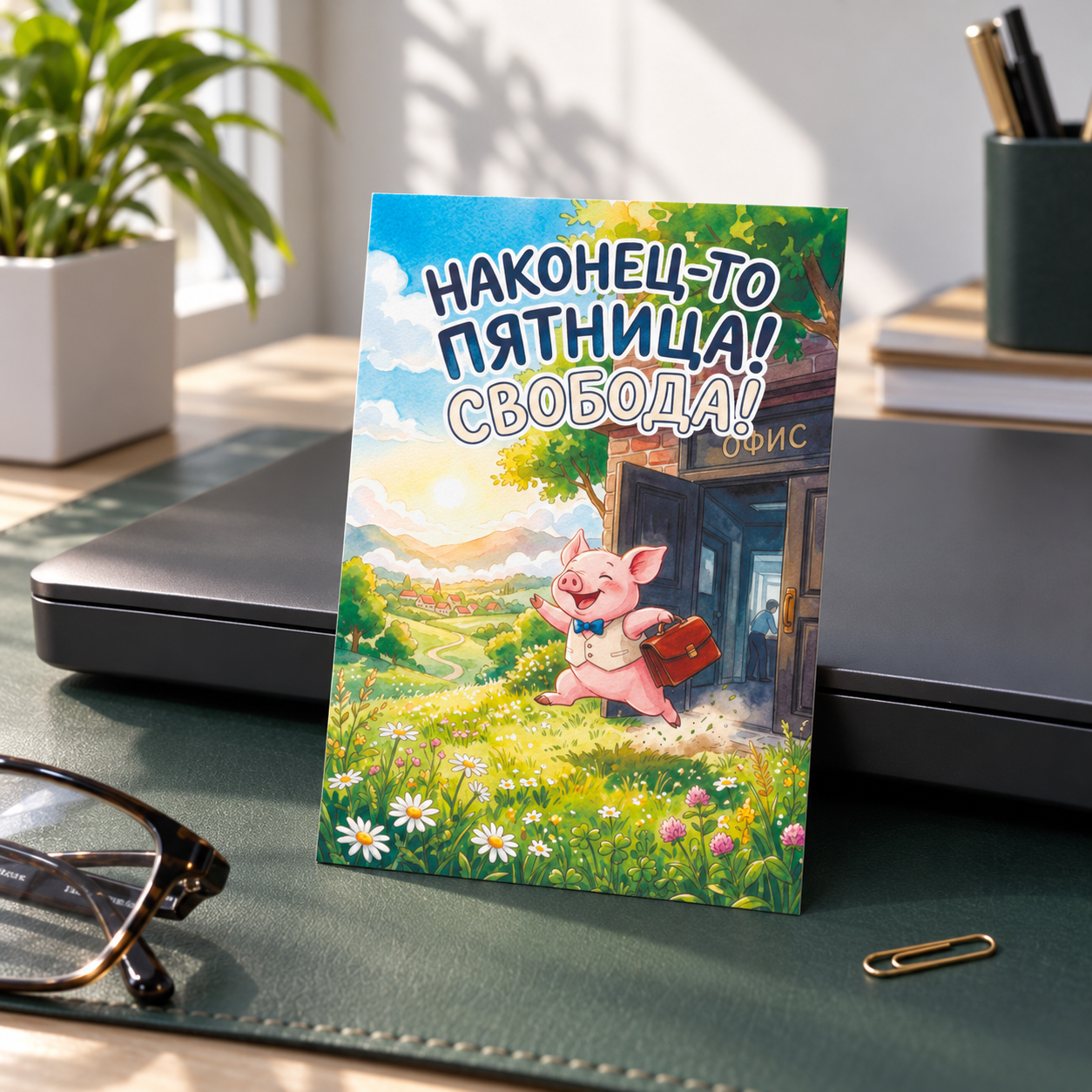 Открытка Наконец-то пятница!