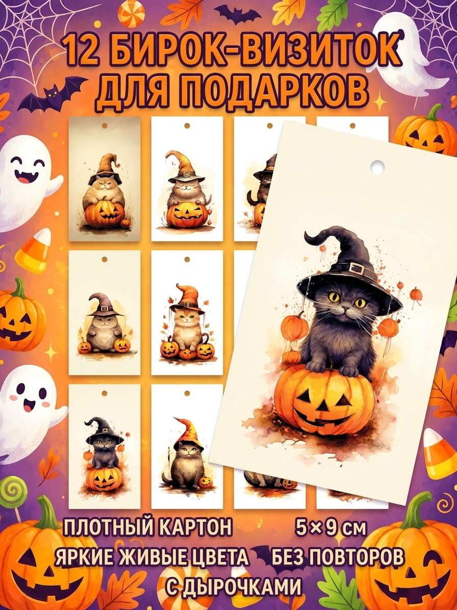 Котята-волшебники на Хэллоуин
