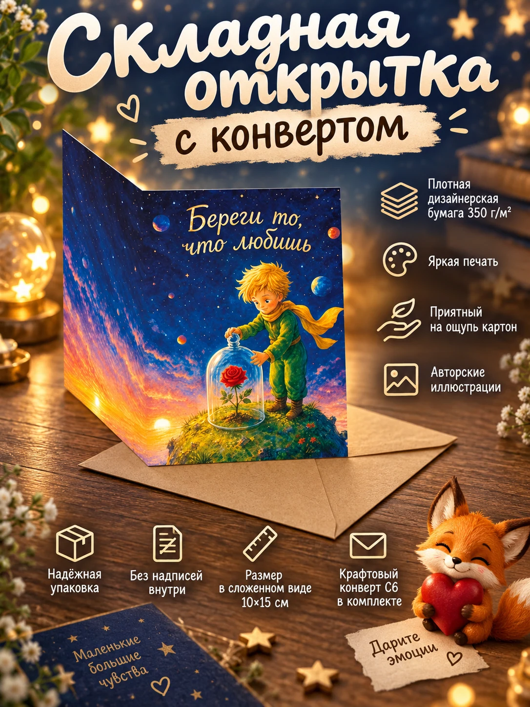 Маленький принц и роза
