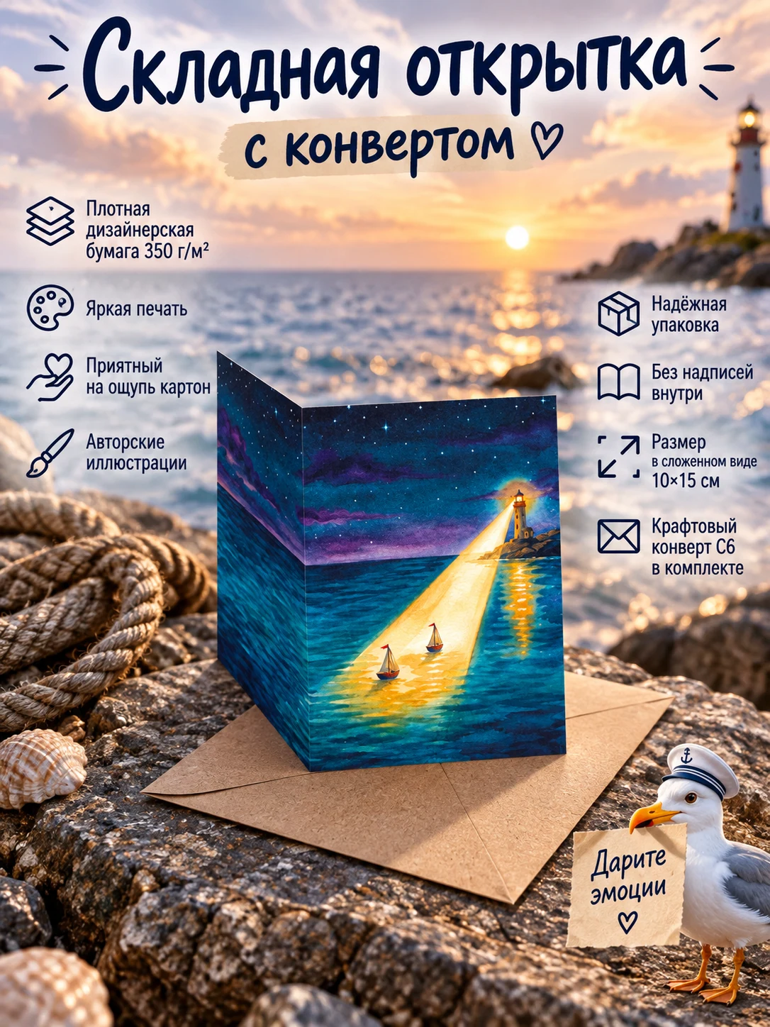 Маяк и корабли