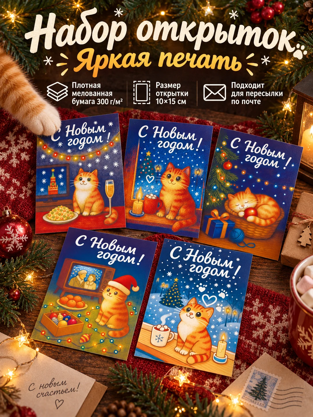 Новогодние котики