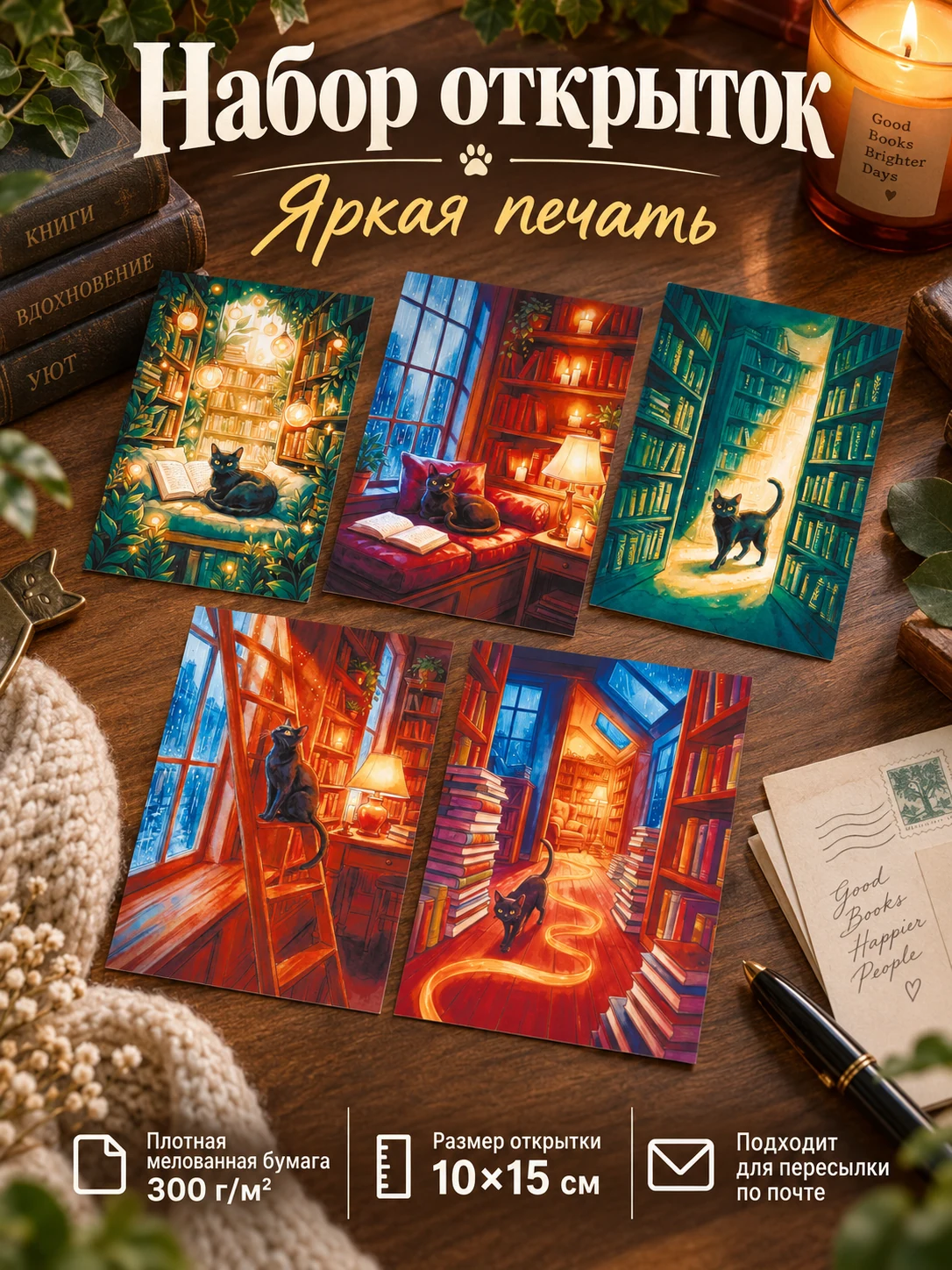 Кот и книги 2