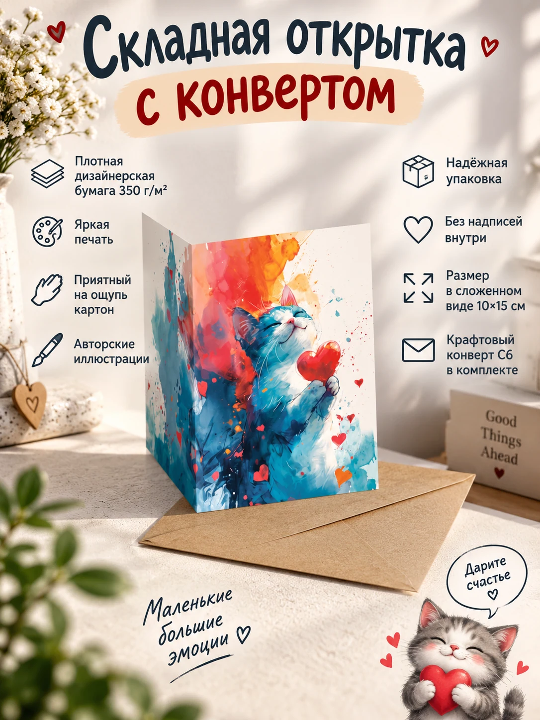 Кот с сердцем