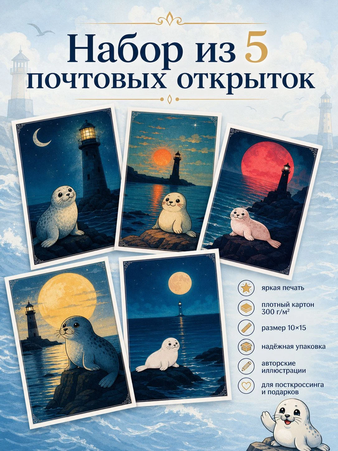 Тюлень и маяк